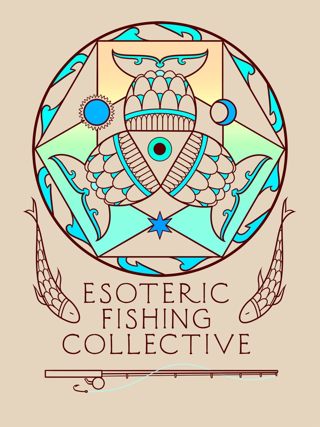 [esoteric fishing collective] shirt, short sleeve